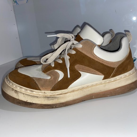 Men Colorblock Lace-up Front Sneakers - Picture 4 of 4